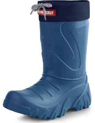 Produktbild von Ladeheid Kinder Mädchen Jungen federleichte Eva Winter Thermo Gummistiefel gefüttert LA-835 (Dunkelblau, 24/25 EU)