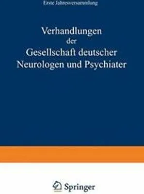 Immagine prodotto di Verhandlungen der Gesellschaft Deutscher Neurologen und Psychiater