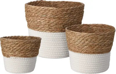Produktbild von Aufbewahrungskörbe aus Rattan, 3er-Set