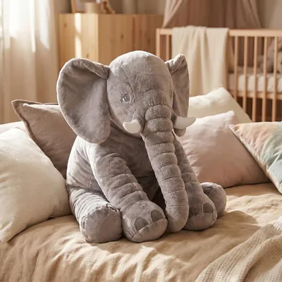 Produktbild von Elefant Plüschtier 40cm Kuscheltier Schlafkissen Baby Kinder Geschenk Plüschelefant weich