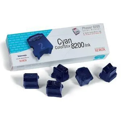 Produktbild von Xerox ColorStix Phaser 8200 5x Cyan 7000 Seiten