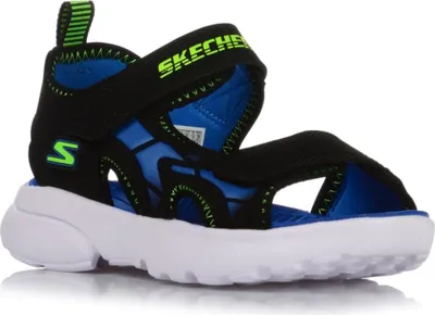 Produktbild von Skechers Razor-Splash - Aqua Buddies 406513L-BBLM, Sandalen, für Jungen, Schwarz, Größe: 32