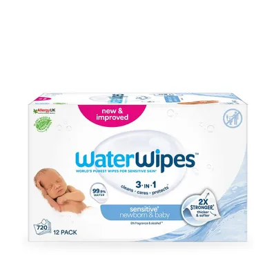 Zdjęcie produktu dla Chusteczki Nawilzane Dla Dzieci (60X12) 99.9% Wody # ** Waterwipes