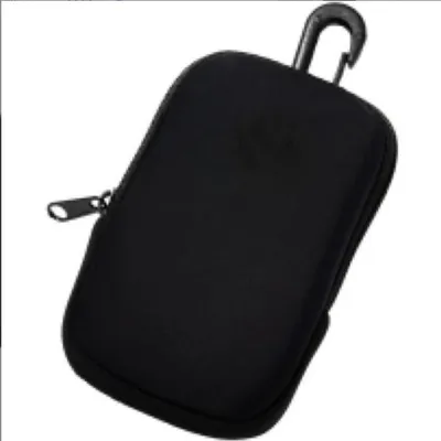 Produktbild von INF Reißverschlusstasche mit Karabinerhaken, Kosmetiktasche Organizer Schwarz