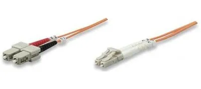 Immagine prodotto di INTELLINET cavo di collegamento in fibra ottica LC/SC 1m multimodale OM2 arancione