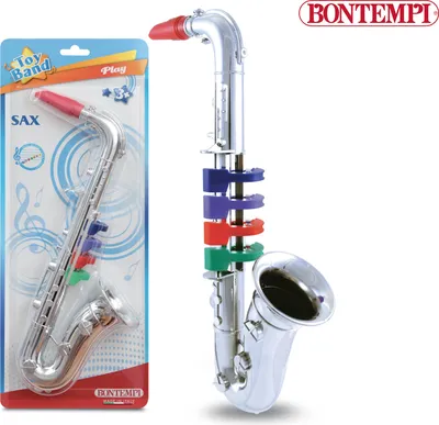 Produktbild von Bontempi Saxophone with 4 keys, Musikspielzeug, Saxophon, 3 Jahr(e), Mehrfarbig
