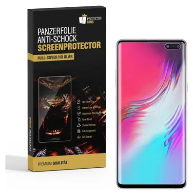 Produktbild von 2x Panzerfolie für Samsung Galaxy S10 5G FULL COVER Displayschutzfolie HD KLAR