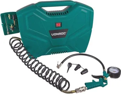 Image de Compresseur portable - 1100 W, 8 bars, 180 l/min - Avec 11 accessoires