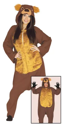 Produktbild von Teddy Bär Kostüm für Erwachsene Gr. M - L, Größe:M