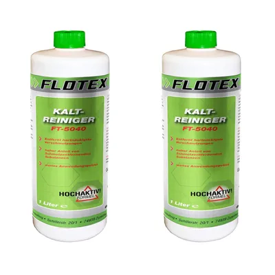 Produktbild von Flotex Kaltreiniger 2x1L Teilereiniger Motorreiniger Motorenreiniger Entfetter