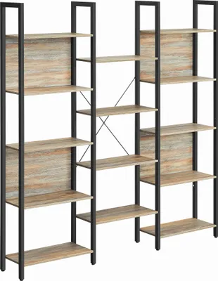 Produktbild von VASAGLE Bücherregal, Standregal 14 Ablagen Regal für Wohnzimmer