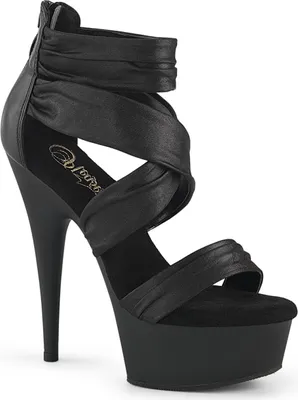 Produktbild von DELIGHT-620 Damen Sandale von Pleaser, Schwarz EU 35, US 5