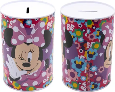 Produktbild von Disney Minnie Maus Kinder XL Spardose aus Weißblech 1000 ml