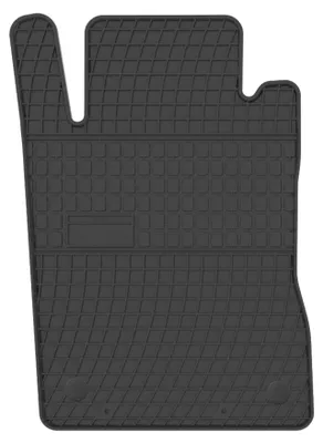 Produktbild von Fahrermatte Gummi für Mercedes E W211 2002-2009 (Limousine/Kombi) – Schwarz, passgenau – Wielganizator PilotPad