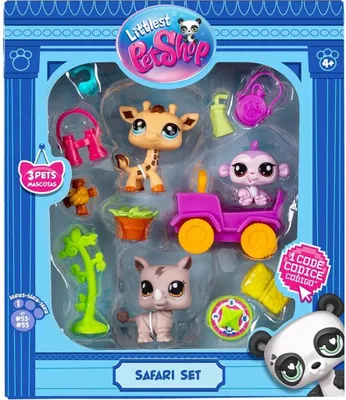 Produktbild von TM Toys Littlest Pet Shop 3 figurige Safari