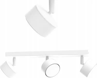 Immagine prodotto di Lampada Da Soffitto A Led Bianca Con Faretto Gx53 - Lampada Moderna In Stile Polacco A 3 Punti