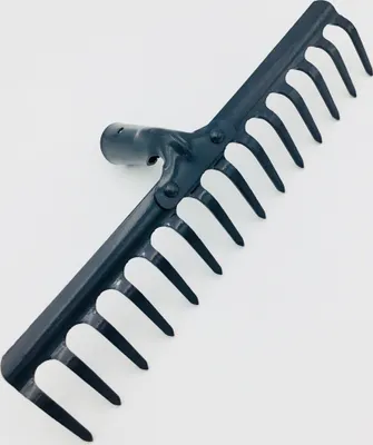 Produktbild von Rechen 14 Zinken 36 cm Rasenrechen Heurechen Harke ohne stiel