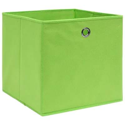 Immagine prodotto di Scatole Portaoggetti 4pz Verdi 32x32x32 cm Tessuto