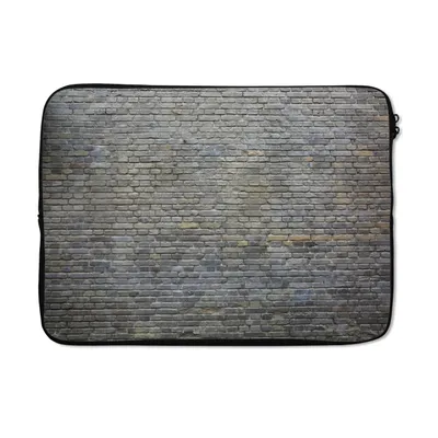 Produktbild von MuchoWow® Laptop Hülle 13 Zoll Wand - Ziegel - Grau Laptoptasche - Laptophülle - Sleeve - Rundumschutz