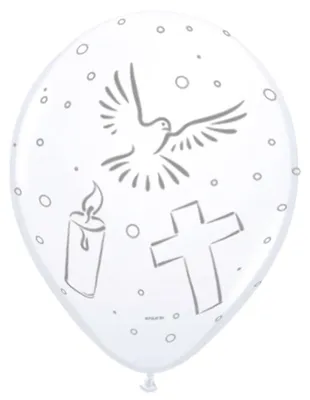 Produktbild von 8 Ballons Christliche Symbole 30cm