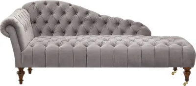 Immagine prodotto di Chaise Longue Mobili Classici Beige Divano Soggiorno Tessuto Chesterfield Tessile