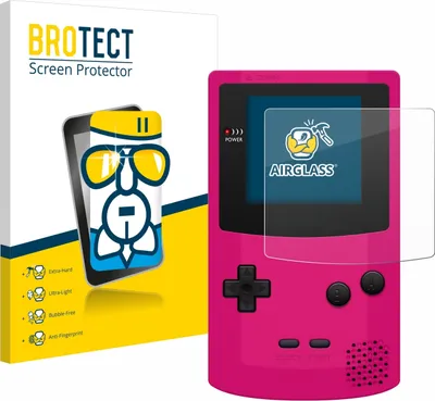 Produktbild von BROTECT Schutzglas für Nintendo Gameboy Color Schutzfolie Panzer Folie Glas Display Schutz klar