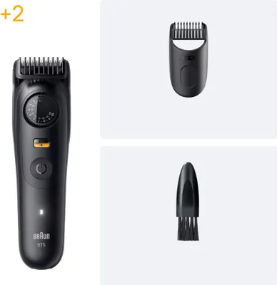 Produktbild von Braun BeardTrimmer 5 BT5500, Waschbar, Akku, Schwarz