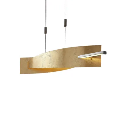 Produktbild von Lucande LED-Hängeleuchte Marija, 101 cm, goldfarben, dimmbar