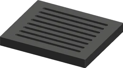 Produktbild von Kaminrost / Ascherost 290x245x30mm passend für Fireplace**