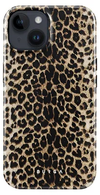 Produktbild von Burga, Stoßfeste Leopard Hülle für iPhone 14 – Player, Schwarz