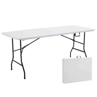 Produktbild von 20er-Set Klapptische in 180 x 70 x 74 cm Weiß - Oviala