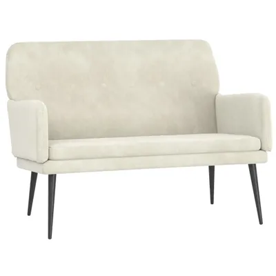 Produktbild von vidaXL Sitzbank Creme 108x79x79 cm Samt