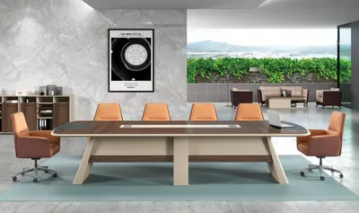 Image de Tables de conférence Aménagement de bureau Tables de réunion 360cm nouveau