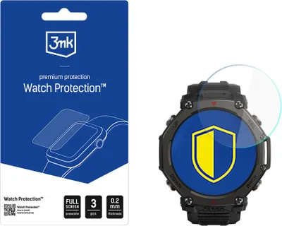 Immagine prodotto di Vetro ibrido per display di smartwatch 3mk Watch Protection FlexibleGlass per Amazfit T-Rex 3 Pro 48 mm
