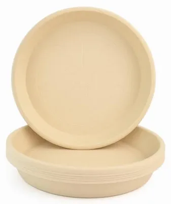 Set von 5 - 12,5 cm - Beige Marmor - Nachhaltiger Kunststoff