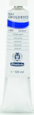 Produktbild von Schmincke 120ml Linol Ultramarin Linol 19 430 012