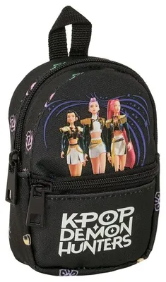 Produktbild von Safta K-pop Demon Hunters Sound Brieftasche Schwarz Kinder Schwarz One Size