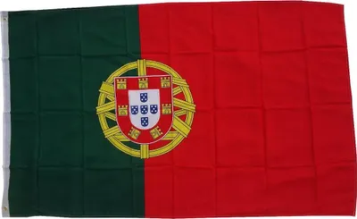 Obrázok produktu pre Vlajka Portugalsko 90 x 150 cm vlajka s 2 očkami 100g/m² hmotnosť tkaniny zdvihák vlajka zdvihák