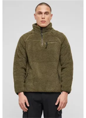 Image de Brandit - Pull Teddyfleece Troyer olive - L