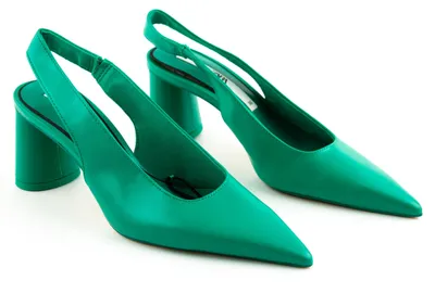 Produktbild von ZARA Damen-Pumps mit offenem Absatz in Grün 36
