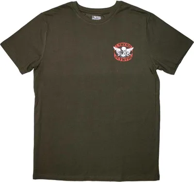 Produktbild von Lynyrd Skynyrd - "Mini Biker Patch Logo" T-Shirt für Herren/Damen Uni RO11590 (XL) (Grün)