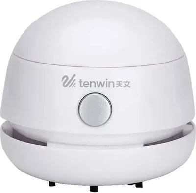 Produktbild von Tenwin 8052-2 Mini-Tischstaubsauger, kabelloser Micro-USB, weiß