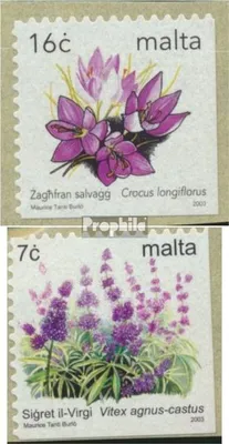 Produktbild von Briefmarken Malta 2003 Mi 1305-1306 (kompl.Ausg.) postfrisch Flora