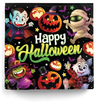 Produktbild von Kleine Monster Halloween Servietten 20 Stück