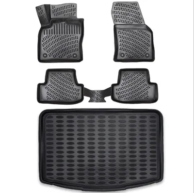 Produktbild von Elmasline Gummimatten & Kofferraumwanne Set für VW CADDY 5 (V) ab 2020