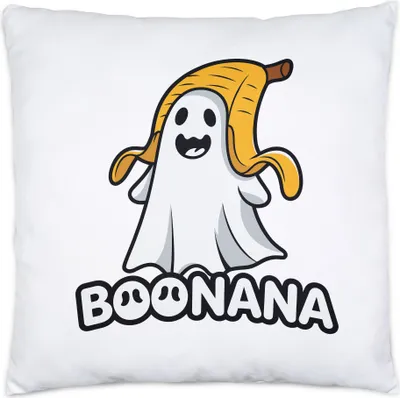 Produktbild von Boonana Lustiges Bananen-Geistmotiv Kissen Geschenkidee witziges Design Halloween