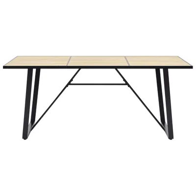 Immagine prodotto di SYFAX™ Tavolo da Pranzo Rovere 200x100x75 cm in MDF