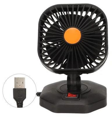Produktbild von Kleiner Tischventilator – tragbarer, verstellbarer, leistungsstarker und leiser elektrischer Ventilator zur Kühlung für Auto, Zuhause und Büro
