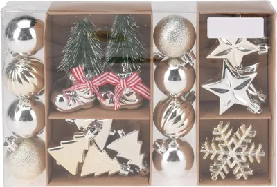 Produktbild von Ornamente Set Weihnachten 22 Stück Weihnachtsdekoration Nampook