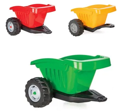 Obrázek produktu pro Přívěs Pilsan pro dětský traktor 07317 Active, nosnost do 35 kg, od 3 let, zelený
